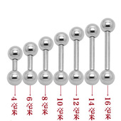 穿刺饰品男女性阴环系带环系带钉贯穿钉舌钉pa环钛钢乳环乳钉