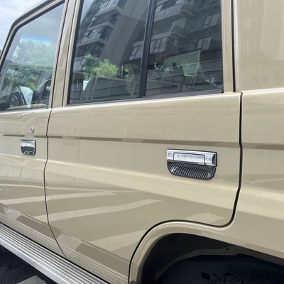 车门拉手下方门碗电镀磨砂黑碳纤维3色可选适用丰田LC71/76/78/79