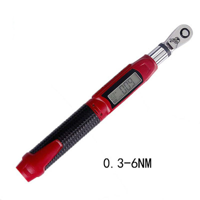台湾原装进口迷你小扭力扳手 微型数显扭矩 力矩扳手0.3-6NM棘轮