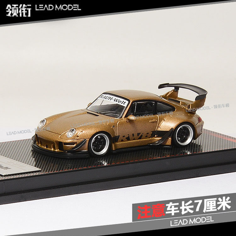 现货|ig2157 rwb 993 哑光金 1/64 改装车模型 ignition限量版