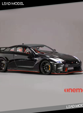 出货|2020 GT-R R35 Nismo 磁吸轮毂 黑色 One Model 1/18 车模型