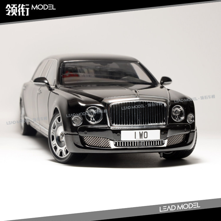 现货|宾利bentley 慕尚mulsanne 加长版 似真ar 1/18 房车模型