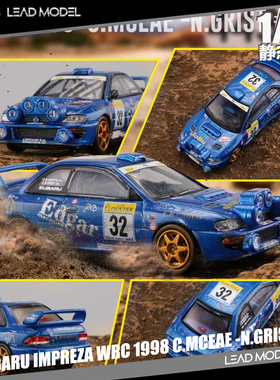 现货|翼豹 WRC 1998 C.MCEAE #32 Fine works64 1/64斯巴鲁车模型