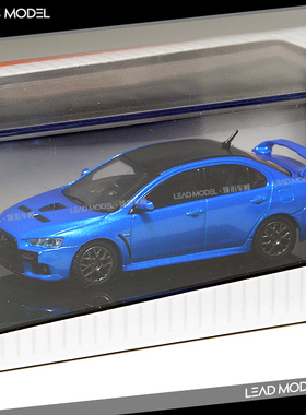 现货|Tarmac TW 1/64 三菱 蓝色LANCER EVO X 十代 合金车模型
