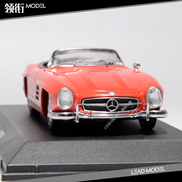 现货奔驰老爷车模型仿真原厂红色
