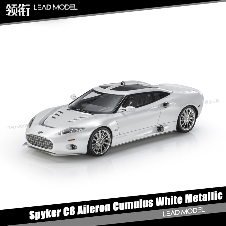 现货|世爵 Spyker C8 Aileron 金属白 TOP Marques 1/18 跑车模型 模玩/动漫/周边/娃圈三坑/桌游 火车/摩托/汽车模型 原图主图