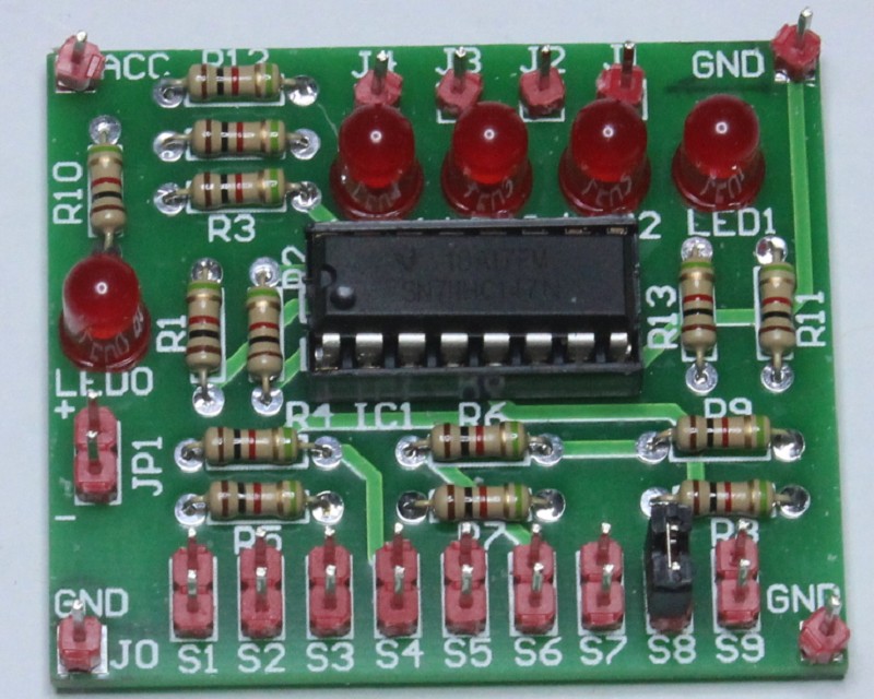 74HC147优先编码器套件 顺序编码器 电子制作 实训DIY散件