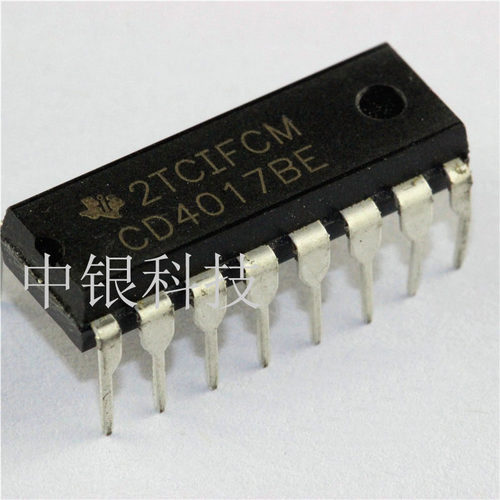 全新CD4017BE十进制计数器直插