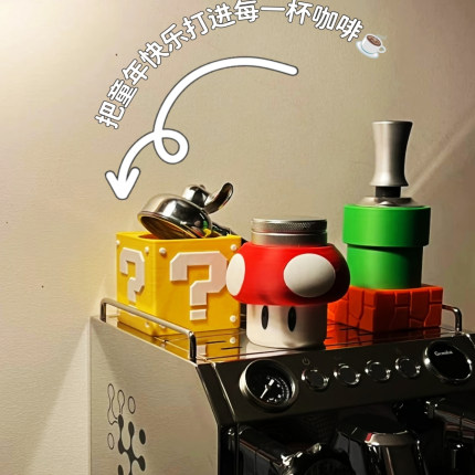 意式咖啡手柄压粉底座咖啡布粉器底座压粉锤底座仪式感咖啡器具
