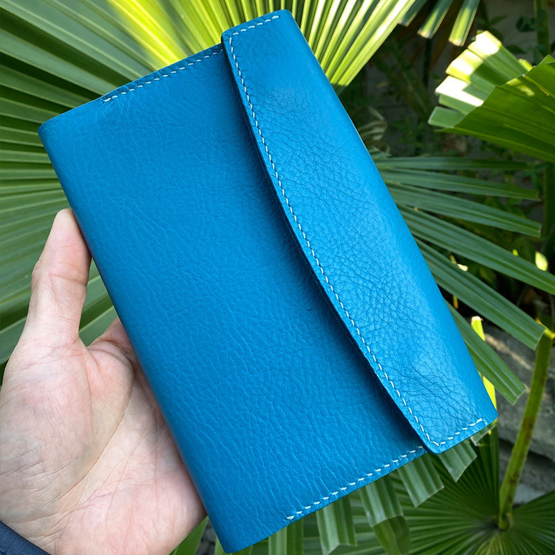 蓝色高品质牛皮手工定制笔记本手帐本商务记事本植鞣头层牛皮b6,文具电教/文化用品/商务用品,手帐/日程本/计划本,淘宝优惠券,粉丝福利购,淘宝优惠卷