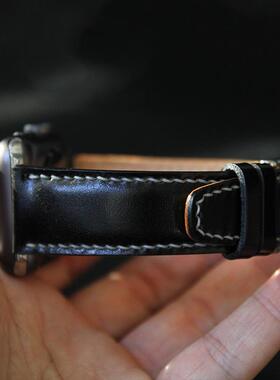 日本马臀皮表带适用AppleWatch苹果iwatch手表带S9/S8/S7ultra