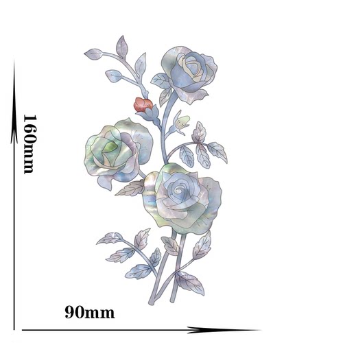 上海大盟水移画螺钿贴纸景德镇瓷器贴