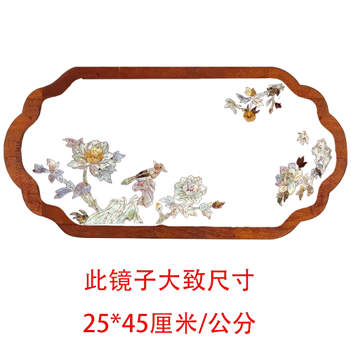 上海大盟水移画贝壳花螺钿贴纸diy手工画客厅卧室墙面装饰画牡丹