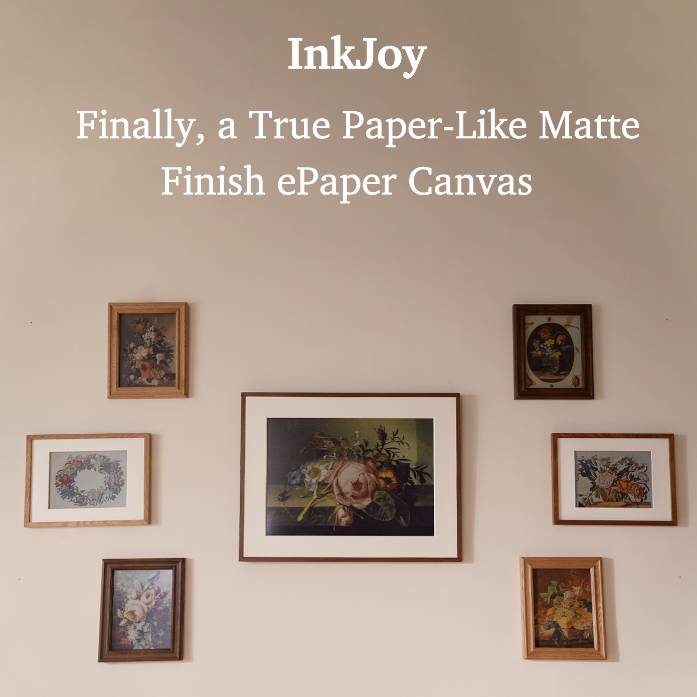 【InkJoy】13.3英寸彩色墨水屏电子纸画框智能装饰相框可传照片