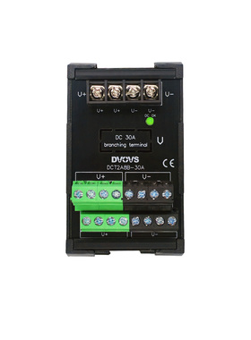 DC24V30A直流开关电源分线端子台2入8出导轨式安装电压数显可选