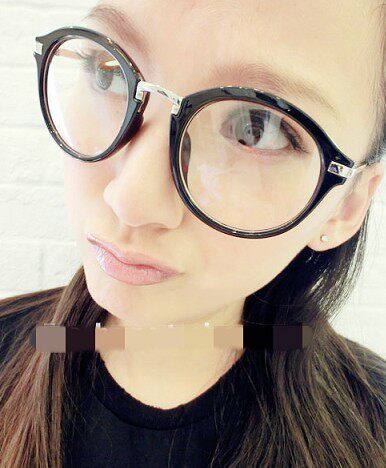 文艺复古眼镜架圆形平光近视眼镜框18新款明星款平光镜exo眼镜架