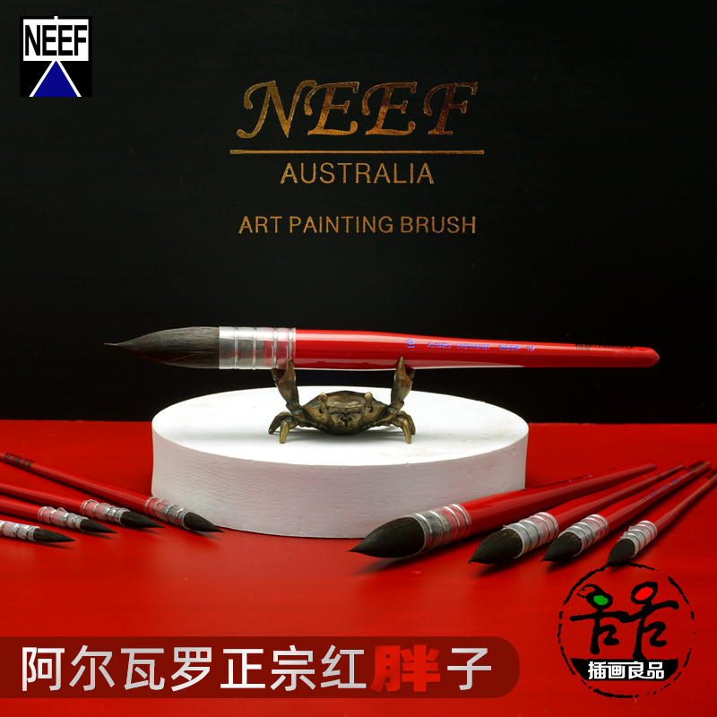 neef阿尔瓦罗正宗上色水彩画笔