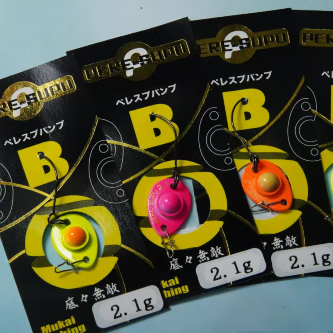 MUKAI树脂纽扣路亚鳟鱼微物饵