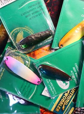 TIEMCO 日本铁木真鳟鱼亮片饵溪流翘嘴军鱼路亚七彩亮片3.5克 5克