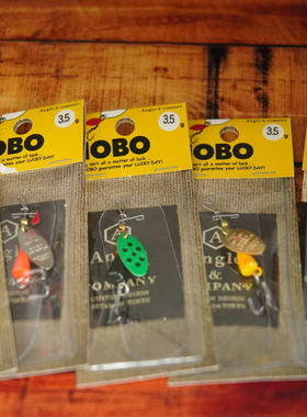 日本手工路亚饵Anglo 安格鲁3.5克飞旋亮片溪流鳟鱼马口旋转亮片