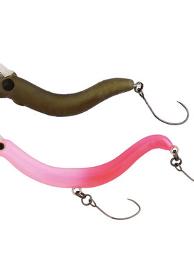 日本达瓦presso 蝴蝶5.7cm倒舌板米诺微物路亚鳟鱼3.5克缓沉路亚