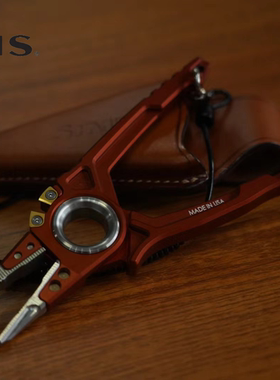 美国进口SIMMS FLYWEIGHT路亚钳 钛金属飞蝇钳 子线剪刀钳钓鱼