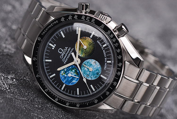 已售出【98新】欧米茄超霸从月球到火星1861机芯手上链男表3577.50.00