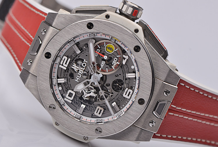 已售出【98新】宇舶大爆炸法拉利限量版钛金属男表401.NE.0123.VR.FJP13