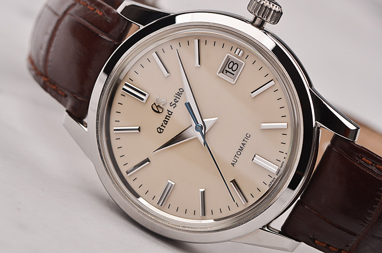 已售出【98新】精工GRAND SEIKO大三针日历3天链自动机械男表SBGR261G