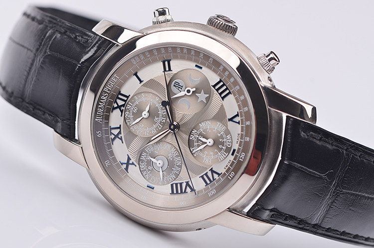 已售出【98新】爱彼阿诺德全明星限量版万年历男表26094bc.oo.d095cr.01