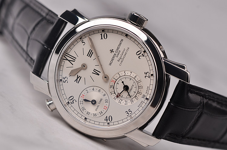 已售出【98新】江诗丹顿马耳他白金将官底规范针男表42005/000G-8900