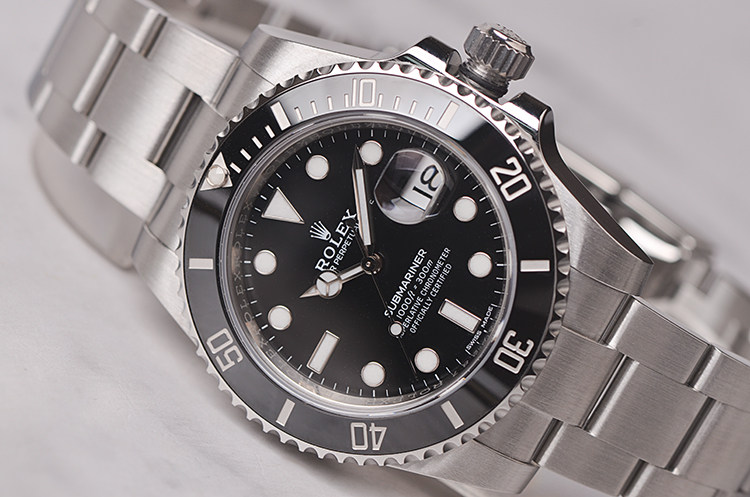 已售出【98新】劳力士潜航者型黑水鬼自动机械男表116610LN盒证齐