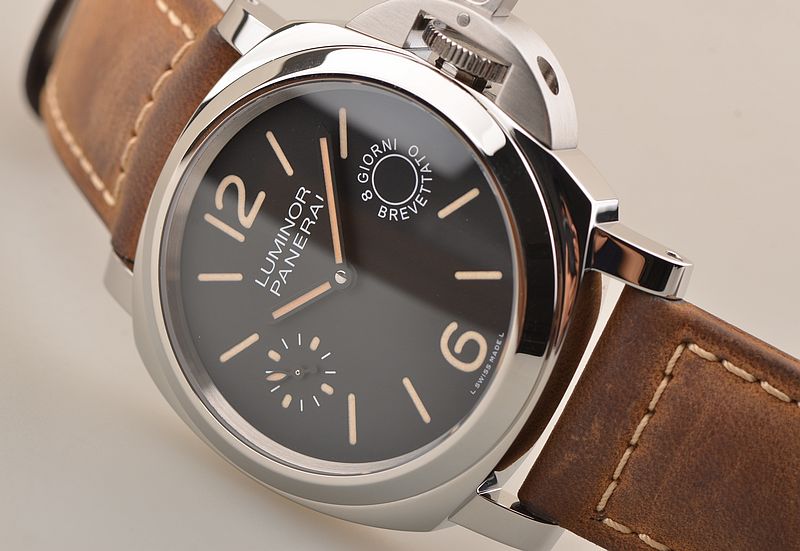 已售出【97新】沛纳海PAM00590八天链长动力手上链男表全套盒证齐在保