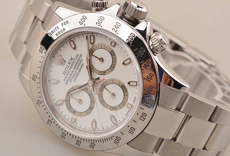 已售出【97新】劳力士迪通拿116520白盘自动机械计时男表有出生纸发票