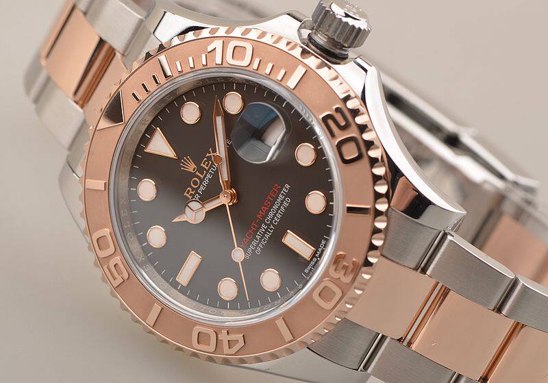 已售出【98新】劳力士新款游艇永恒玫瑰金及钢自动机械男表116621盒证齐