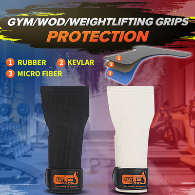 运动护掌助力带CROSSFIT GRIP WEIGHTLIFT BELT硬拉引体向上器械