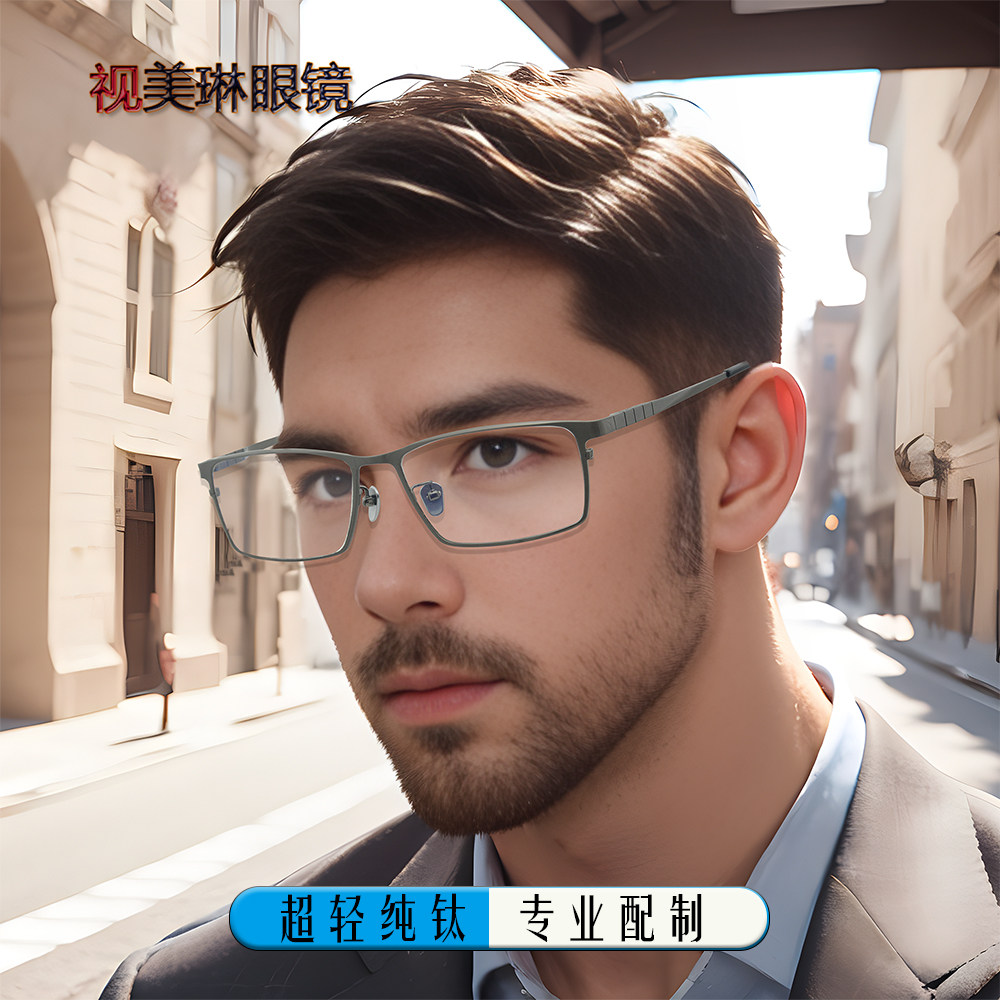 贝森越男商务纯钛超轻