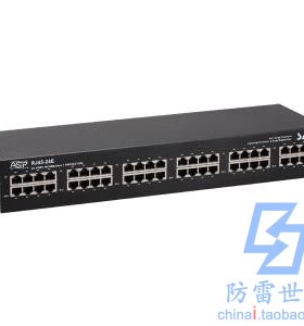 雷迅ASP信号系列宽带24口RJ45-24E机架式浪涌保护器SPD，可议价