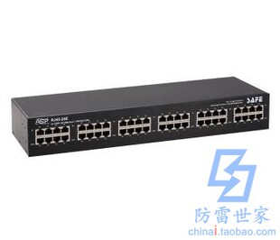 雷迅ASP信号系列宽带24口RJ45-24E机架式浪涌保护器SPD，可议价