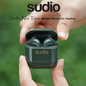 瑞典SUDIO NIO蓝牙耳机跑步运动防水半入耳个性潮高音质降噪通用