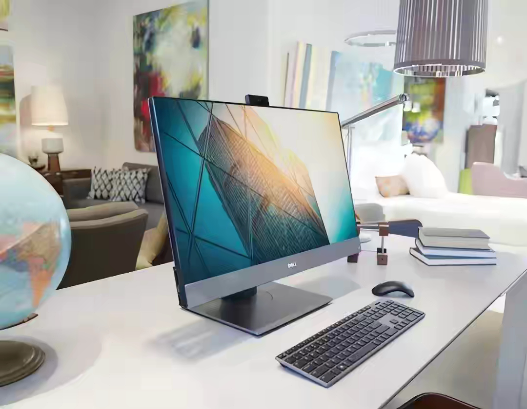 二手戴尔7470AIO一体机9代高配24寸 i5 9500/8G内存/120G固态