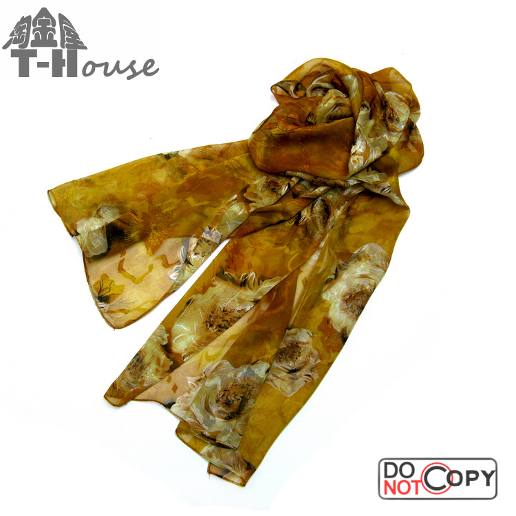 春季长款百搭丝巾