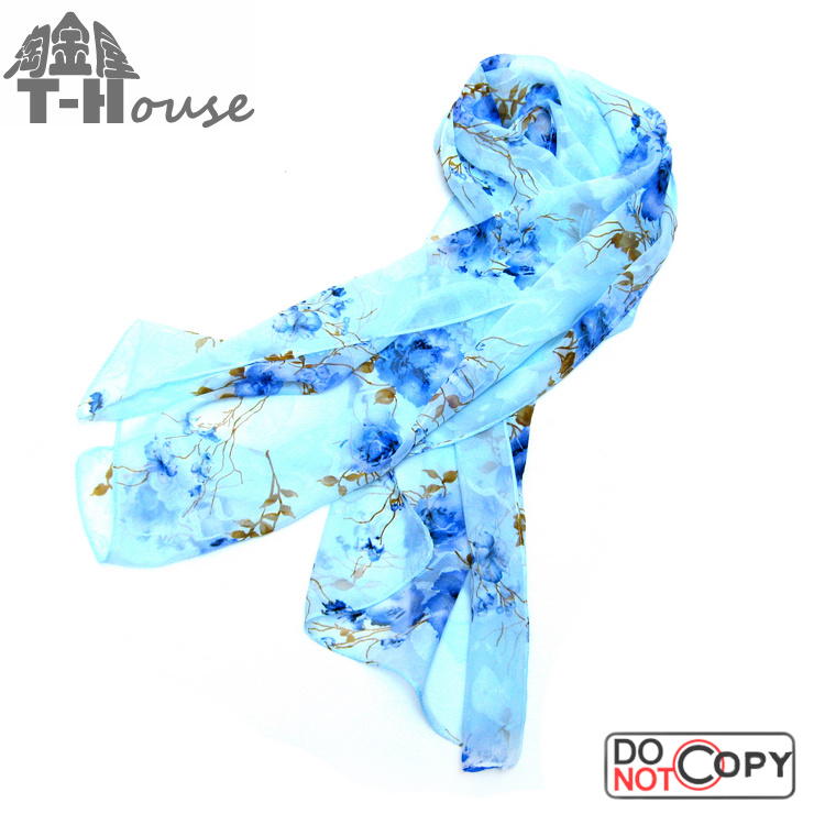 春季长款百搭丝巾