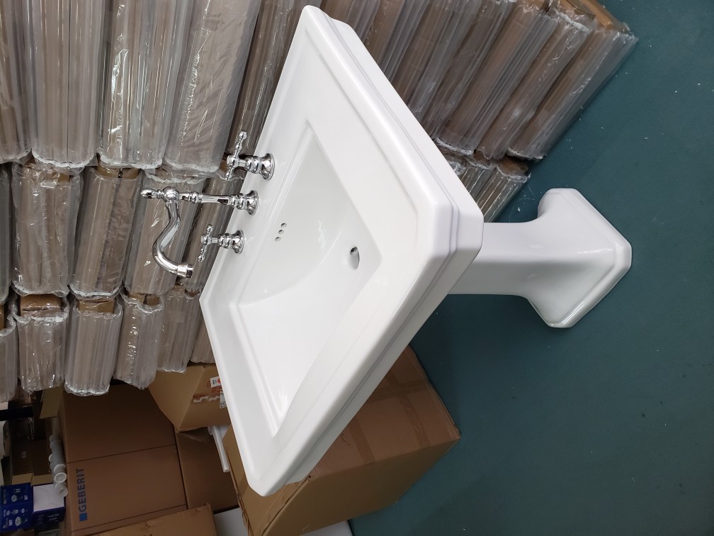 复古8寸三孔冷热全铜cupc水龙头