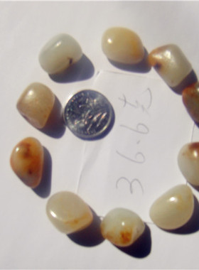 原石手串真皮新疆和田玉籽料