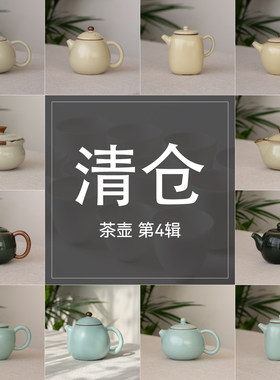 文小橙 茶壶单壶清仓合集3 特价陶瓷泡茶壶家用天青汝窑茶具