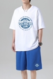 TZ3882休闲运动套装轻奢时尚感男士短袖t恤男夏季薄款潮牌短裤，男装休闲套装，星座510A-1