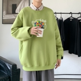 Y2408P38！21年秋冬新款港风日系大码印花长袖圆领卫衣男，男装卫衣，星座510A-1