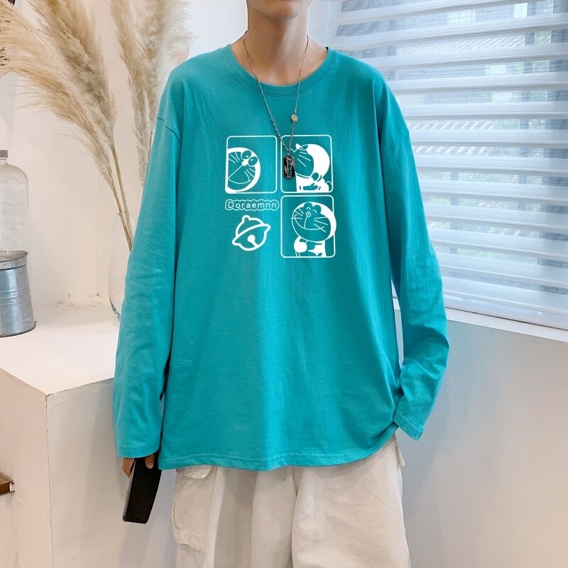 C2705P30男士长袖t恤春季潮牌薄款宽松潮流春装卫衣服春衣打底衫,男装T恤,星座510A-1