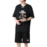 TZ3511休闲运动套装轻奢时尚感男士短袖t恤男夏季薄款潮牌短裤，男装休闲套装，星座510A-1